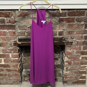 She + Sky purple spaghetti strap dress